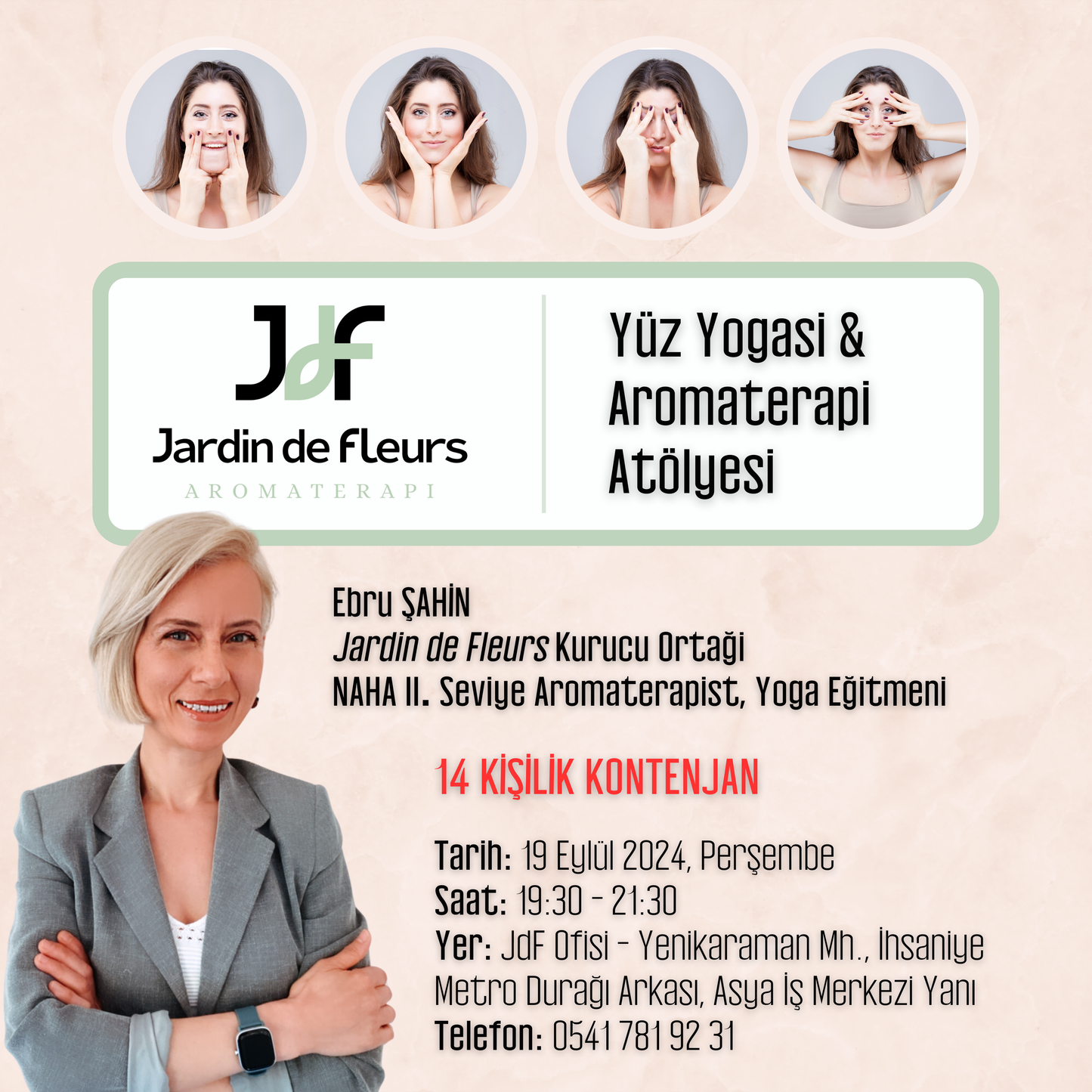 Yüz Yogası ve Aromaterapi Atölyesi